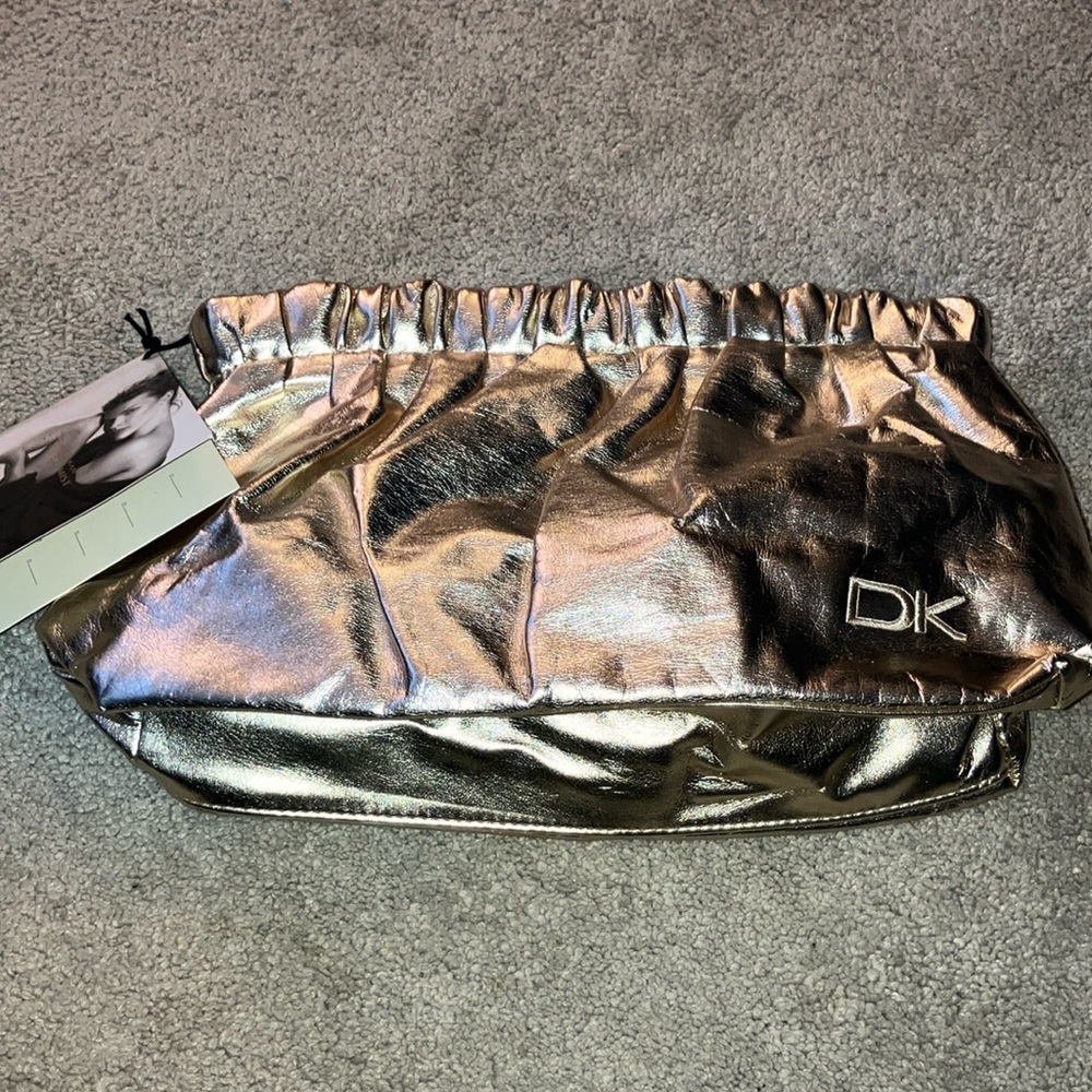 Donna Karan Cosmetics Bag Holiday Evening‎ Clutch Gold Holiday Bag NWT